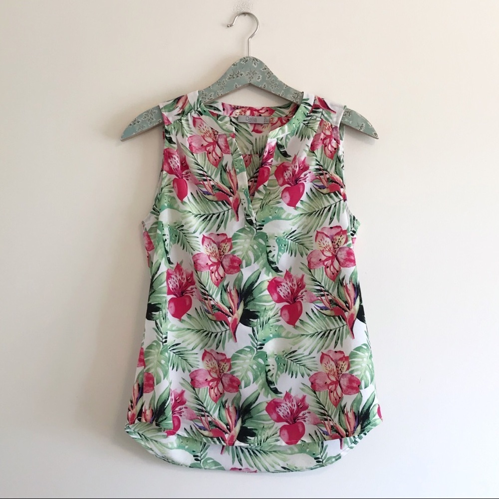 Dalia | Palm Print Tropical Tank